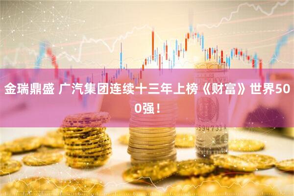 金瑞鼎盛 广汽集团连续十三年上榜《财富》世界500强！